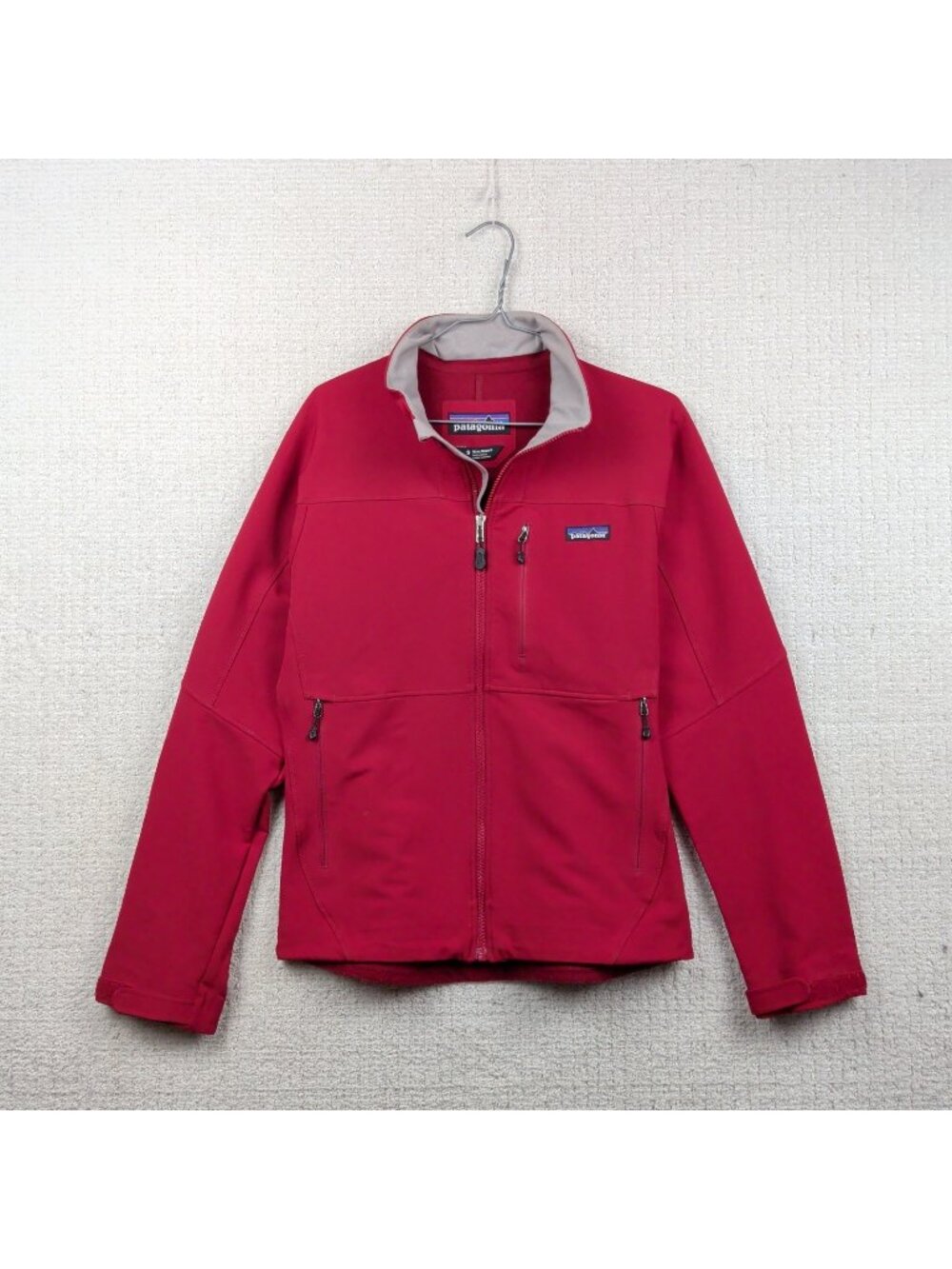 Patagonia Softshell Guide Jacket Full Zip-Up Fire Red Men’s Size S Gorpcore Tech